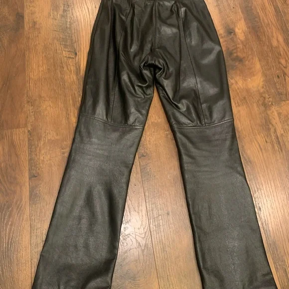 Wilson Black genuine, leather women’s pants - Picture 5 of 16